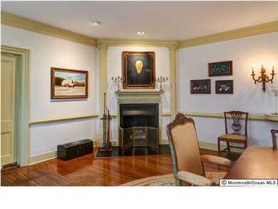 Dining Room Fireplace and Moldings
