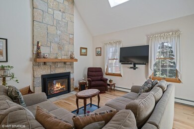 Skylit living room