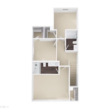 TH End Unit FP - 1425 - Second Floor (1)