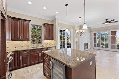 Kitchen featuring hanging light fixtures, a kitche