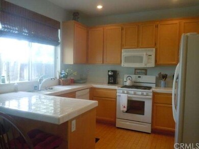 Open kitchen with lots of counter space.