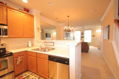 Kitchen open to Dining