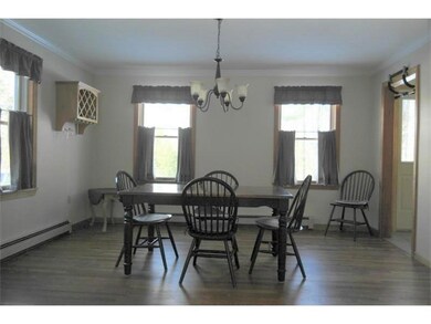 Dining room with open concept to...