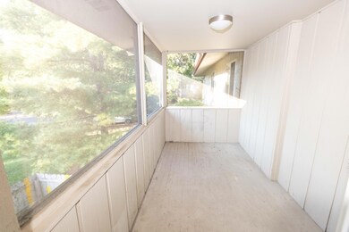 West-facing screened balcony