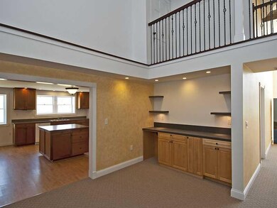 Dining Room. Open dining room includes a side buff