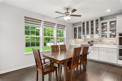 Morning room featuring dark engineered hardwood fl