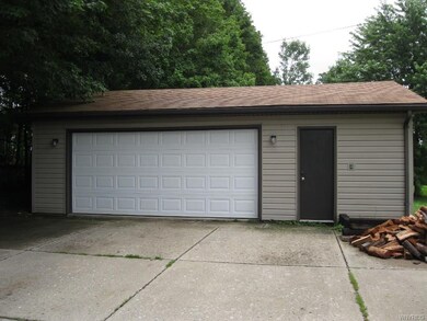 Space for all your toys.  This detached garage off