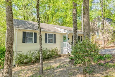 Beautifully landscaped yard with flowering trees and bushes