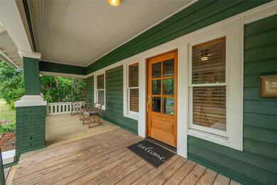 View of wooden porch