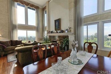 Living room/dining room.  High ceilings. Beautiful