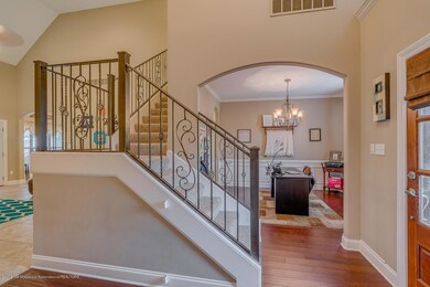 Entry Looking into Dining Room