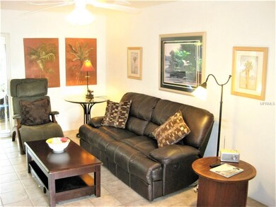 Spacious living area when entering the home