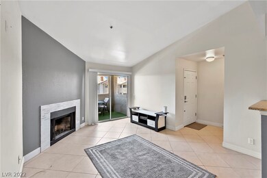 Living Area With Balcony