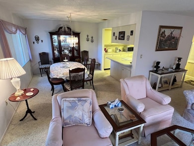 Living room towards dining room