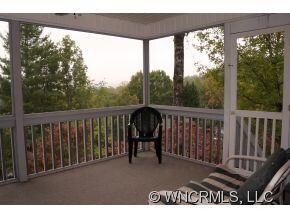 Screened porch main level