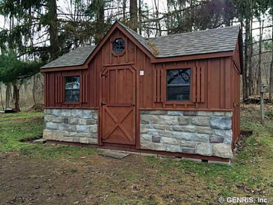 Backyard brand new shed