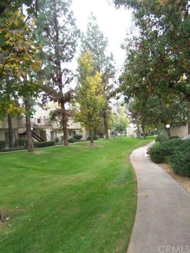 Greenery separates the complex structures