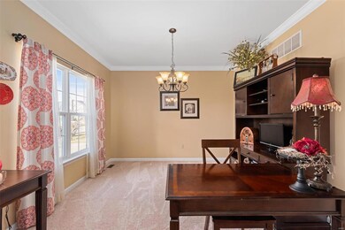 2nd view of the formal dining room