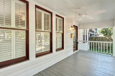 Large relaxing front porch to have your morning fresh drink.