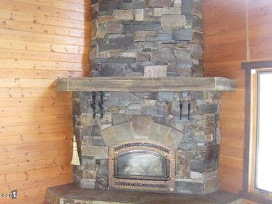 Custom Stone Fireplace on Main Floor