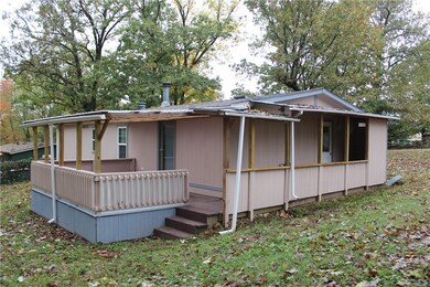 Rear View Of Covered Porch