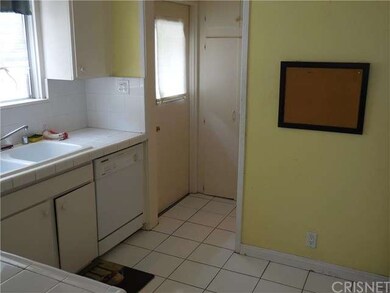Nice size kitchen with side door entrance