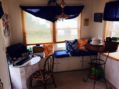 Exterior Front. Breakfast nook