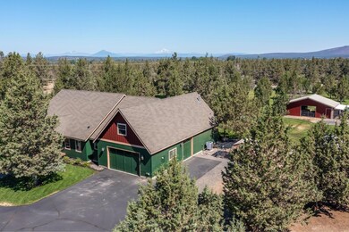 Aerial with Barn