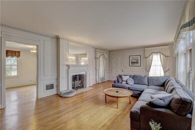 Notice the crown moulding with dentil detail and p