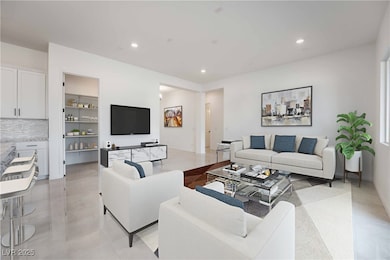 MODEL PICTURE**Living room with recessed lighting