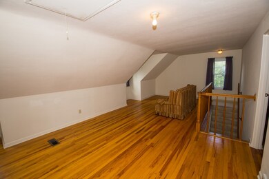 The loft provides some flex space; TV room, readin