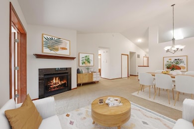 Living room – virtually staged.