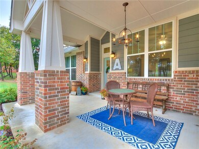 Cozy covered front patio