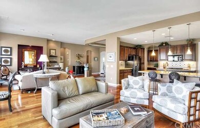 Beautiful wood flooring through out the living are