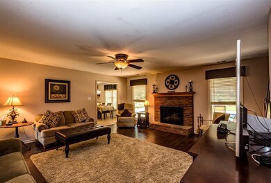Tile Floor, Ceiling Fan, Cozy Fireplace