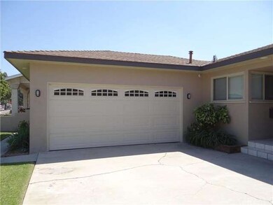Large 2 car garage.