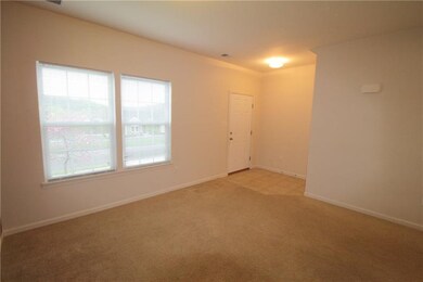 Entry and living room.