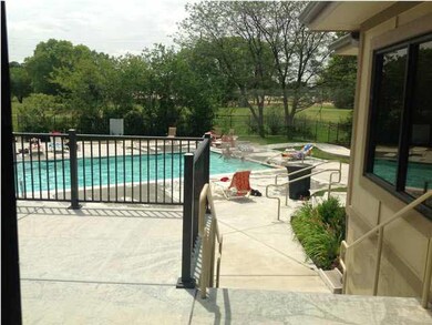 Outside pool for the warm weather