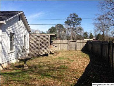 Back yard is big and fenced