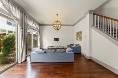 Huge family room with sliding doors to the backyar