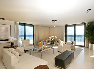 Living room with ocean views