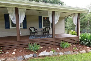 Shady spot on the front porch for outdoor living.