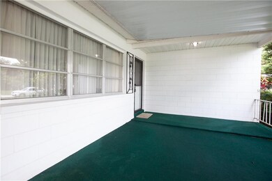 Large covered front porch