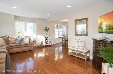 Living Room with HW Floors