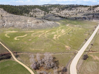 Road and land coming in to ranch