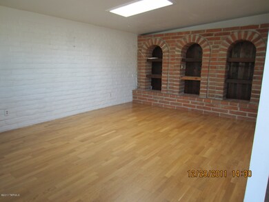 great room with pergo hardwood floors