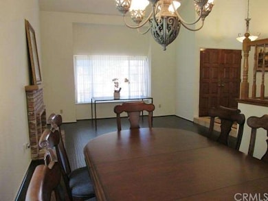 Looking towards the family room from the dining ro