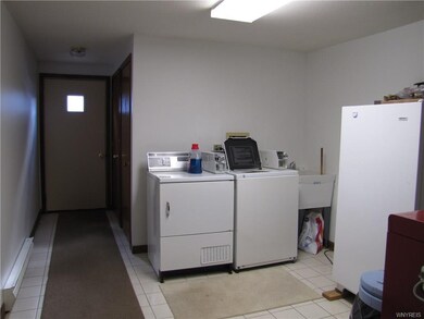 Coin-operated laundry facilities on the first floo