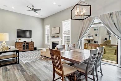 Open floor concept with 12' ceilings and easy care