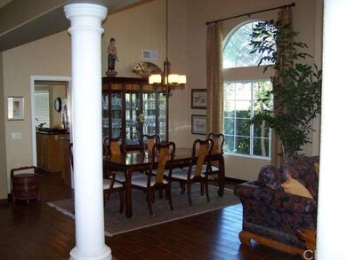 Formal living area with a view of the north garden